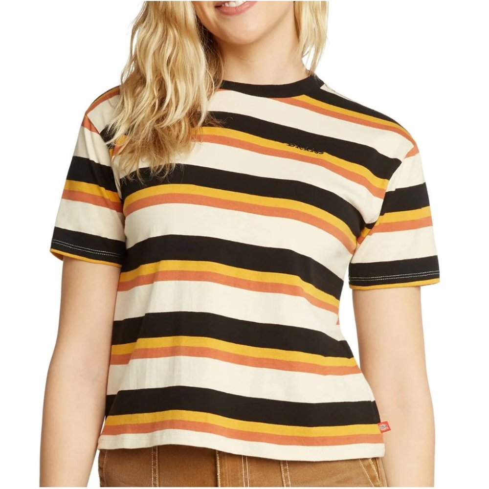 DICKIES GIRL STRIPED TOMBOY TEE V 2.0